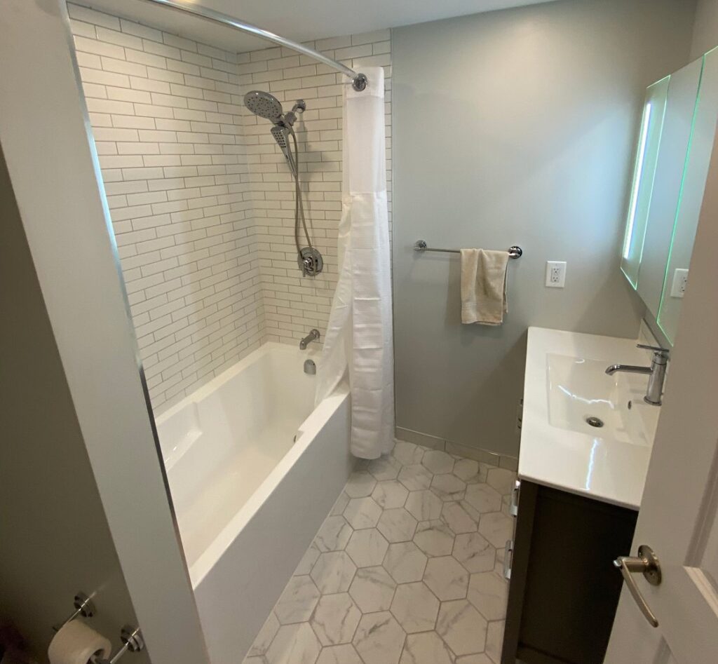 Bathroom renovations by On Point Renovations in Russell